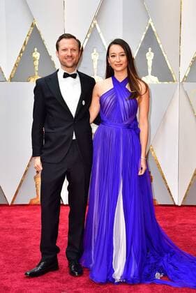 Director Orlando von Einsiedel and Producer Joanna Natasegara arrive on the red carpet for the 89th annual Academy Awards at the Dolby Theatre in the Hollywood section of Los Angeles on February 26, 2017.  LAP2017022901 KEVINxDIETSCH