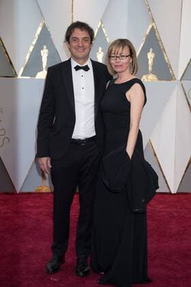 Feb 26, 2017 - Hollywood, California, U.S - Sylvain Bellemare, Oscar nominee, arrives with a guest on the red carpet of The 89th Oscars® at the Dolby Theatre in Hollywood, CA on Sunday, February 26, 2017. Hollywood U.S - ZUMAz03_ 20170226_sho_z03_236 Copyright: xAMPASx