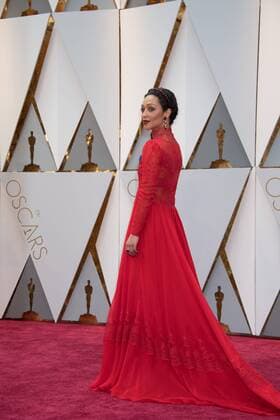 Feb 26, 2017 - Hollywood, California, U.S - RUTH NEGGA, Oscar nominee, arrives on the red carpet of The 89th Oscars® at the Dolby Theatre in Hollywood, CA on Sunday, February 26, 2017. Hollywood U.S - ZUMAz03_ 20170226_sho_z03_187 Copyright: xAMPASx