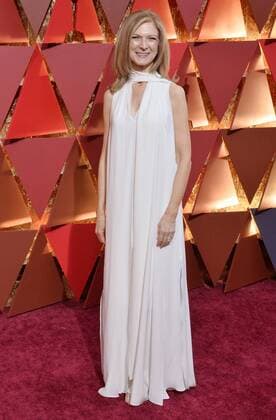 AMPAS CEO Dawn Hudson arrives on the red carpet for the 89th annual Academy Awards at the Dolby Theatre in the Hollywood section of Los Angeles on February 26, 2017.  LAP20170226499 JIMxRUYMEN
