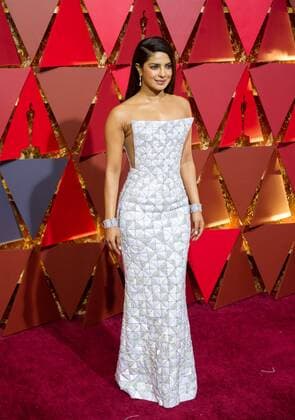 (170227) -- LOS ANGELES, Feb. 26, 2017 -- Actress Priyanka Chopra arrives for the red carpet of the 89th Academy Awards at the Dolby Theater in Los Angeles, the United States, on Feb. 26, 2017. )(gj) U.S.-LOS ANGELES-OSCAR-RED CARPET YangxLei 