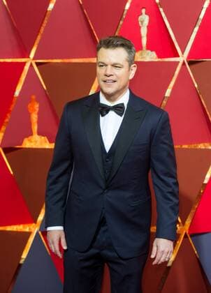 (170227) -- LOS ANGELES, Feb. 26, 2017 -- Actor Matt Damon arrives for the red carpet of the 89th Academy Awards at the Dolby Theater in Los Angeles, the United States, on Feb. 26, 2017. )(gj) U.S.-LOS ANGELES-OSCAR-RED CARPET yangxlei 
