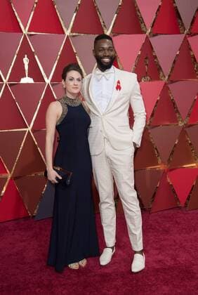 Feb 26, 2017 - Hollywood, California, U.S - Guest and Tarell Alvin McCraney, Oscar nominee, arrive on the red carpet of The 89th Oscars at the Dolby Theatre in Hollywood, CA on Sunday, February 26, 2017. Hollywood U.S - ZUMAz03_ 20170226_sho_z03_393 Copyright: xMichaelxYadax