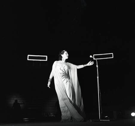 July 29, 1959 - Lima, LIMA, PeroÆ’Ã‚Â - LIMA, 29 DE JULIO DE 1959..PRESENTACION DE YMA SUMAC POR FIESTAS PATRIAS..FOTO: EL COMERCIO Lima PeroÂº  - ZUMAp94_ 19590729_zaf_p94_003 Copyright: xElxComerciox