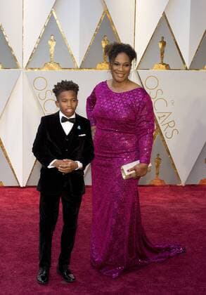 Yong actor Jaden Piner (L) and guest arrive to the red carpet during the 89th academy awards at the Dolby Theatre in Hollywood, California, USA, 26 February 2017. The Oscars are presented for outstanding individual or collective efforts in 24 categories in filmmaking. Press Room - 89th Academy Awards !ACHTUNG: NUR REDAKTIONELLE NUTZUNG!  Copyright: xArmandoxArorizox 20170227-636237852152060822