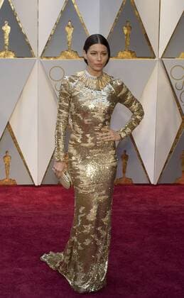 Actress Jessica Biel arrives to the red carpet during the 89th academy awards at the Dolby Theatre in Hollywood, California, USA, 26 February 2017. The Oscars are presented for outstanding individual or collective efforts in 24 categories in filmmaking. Press Room - 89th Academy Awards !ACHTUNG: NUR REDAKTIONELLE NUTZUNG!  Copyright: xArmandoxArorizox 20170227-636237856575082676
