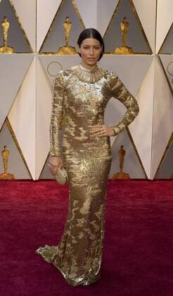 Actress Jessica Biel arrives to the red carpet during the 89th academy awards at the Dolby Theatre in Hollywood, California, USA, 26 February 2017. The Oscars are presented for outstanding individual or collective efforts in 24 categories in filmmaking. Press Room - 89th Academy Awards !ACHTUNG: NUR REDAKTIONELLE NUTZUNG!  Copyright: xArmandoxArorizox 20170227-636237856588186508
