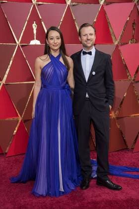 Feb 26, 2017 - Hollywood, California, U.S - Oscar-nominees Joanne Natasegara and Orlando von Einsiedel arrive at The 89th Oscars at the Dolby Theatre in Hollywood, CA on Sunday, February 26, 2017. Hollywood U.S - ZUMAz03_ 20170226_sho_z03_269 Copyright: xAMPASx