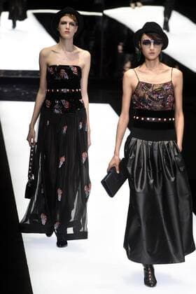 Milan woman s Fashion Week Fall Winter 2017 2018 Giorgio Armani Fashion Show Pictured  Copyright: xSimonaxChiocciax xIPAx xFotosickix