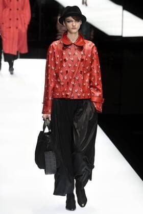 Milan woman s Fashion Week Fall Winter 2017 2018 Giorgio Armani Fashion Show Pictured  Copyright: xSimonaxChiocciax xIPAx xFotosickix