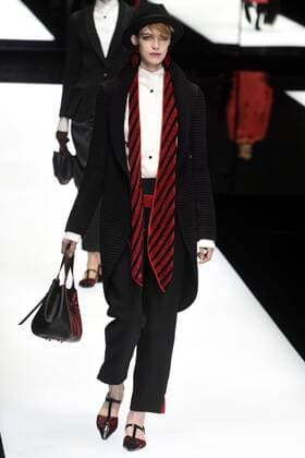 Milan woman s Fashion Week Fall Winter 2017 2018 Giorgio Armani Fashion Show Pictured  Copyright: xSimonaxChiocciax xIPAx xFotosickix