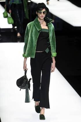 Milan woman s Fashion Week Fall Winter 2017 2018 Giorgio Armani Fashion Show Pictured  Copyright: xSimonaxChiocciax xIPAx xFotosickix