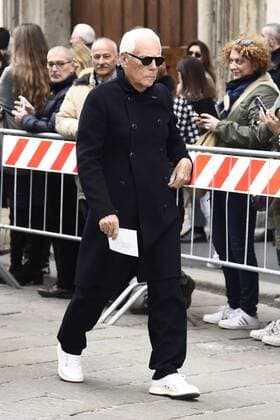 Mailand, Trauerfeier Beerdigung Franca Sozzani Giorgio Armani 