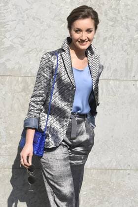 Mailand Fashion Week - Prominente bei Armani Milan woman s Fashion Week Fall Winter 2017 2018 Giorgio Armani Arrivals Pictured Carli Paoli  Copyright: xSimonaxChiocciax xIPAx xFotosickix