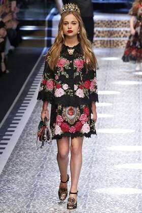 . 26 02 2017. Milan, Italy. Dolce & Gabbana show at Milan Fashion Week for Autumn Winter 2017 .  xi-Imagesx IIM-14520-0189