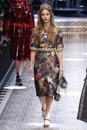 . 26 02 2017. Milan, Italy. Dolce & Gabbana show at Milan Fashion Week for Autumn Winter 2017 .  xi-Imagesx IIM-14520-0188