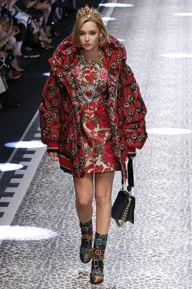 . 26 02 2017. Milan, Italy. Dolce & Gabbana show at Milan Fashion Week for Autumn Winter 2017 .  xi-Imagesx IIM-14520-0255