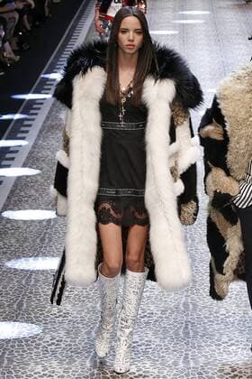 . 26 02 2017. Milan, Italy. Dolce & Gabbana show at Milan Fashion Week for Autumn Winter 2017 .  xi-Imagesx IIM-14520-0258