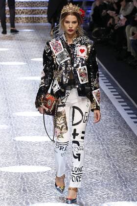 . 26 02 2017. Milan, Italy. Dolce & Gabbana show at Milan Fashion Week for Autumn Winter 2017 .  xi-Imagesx IIM-14520-0230