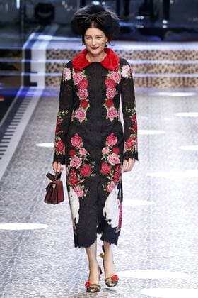. 26 02 2017. Milan, Italy. Dolce & Gabbana show at Milan Fashion Week for Autumn Winter 2017 .  xi-Imagesx IIM-14520-0271