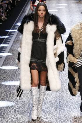 . 26 02 2017. Milan, Italy. Dolce & Gabbana show at Milan Fashion Week for Autumn Winter 2017 .  xi-Imagesx IIM-14520-0261