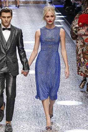 . 26 02 2017. Milan, Italy. Dolce & Gabbana show at Milan Fashion Week for Autumn Winter 2017 .  xi-Imagesx IIM-14520-0280