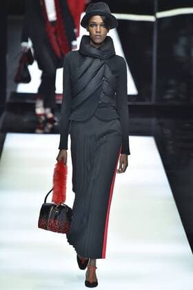 Mailand Fashion Week - Giorgio Armani . 27 02 2017. Milan, Italy. Giorgio Armani show at Milan Fashion Week for Autumn Winter 2017.  xi-Imagesx IIM-14521-0014