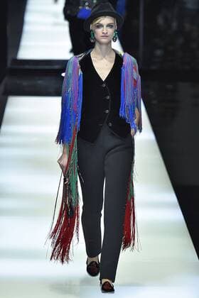 Mailand Fashion Week - Giorgio Armani . 27 02 2017. Milan, Italy. Giorgio Armani show at Milan Fashion Week for Autumn Winter 2017.  xi-Imagesx IIM-14521-0038