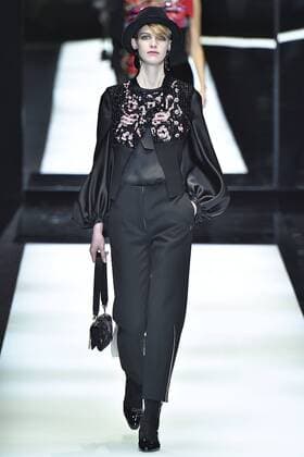 Mailand Fashion Week - Giorgio Armani . 27 02 2017. Milan, Italy. Giorgio Armani show at Milan Fashion Week for Autumn Winter 2017.  xi-Imagesx IIM-14521-0040