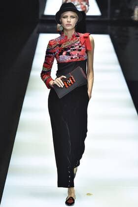 Mailand Fashion Week - Giorgio Armani . 27 02 2017. Milan, Italy. Giorgio Armani show at Milan Fashion Week for Autumn Winter 2017.  xi-Imagesx IIM-14521-0043