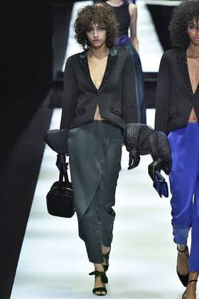 Mailand Fashion Week - Giorgio Armani . 27 02 2017. Milan, Italy. Giorgio Armani show at Milan Fashion Week for Autumn Winter 2017.  xi-Imagesx IIM-14521-0065