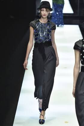 Mailand Fashion Week - Giorgio Armani . 27 02 2017. Milan, Italy. Giorgio Armani show at Milan Fashion Week for Autumn Winter 2017.  xi-Imagesx IIM-14521-0055
