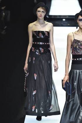 Mailand Fashion Week - Giorgio Armani . 27 02 2017. Milan, Italy. Giorgio Armani show at Milan Fashion Week for Autumn Winter 2017.  xi-Imagesx IIM-14521-0037