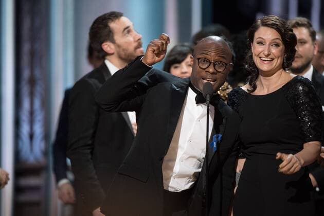 Feb 26, 2017 - Hollywood, California, U.S. - Barry Jenkins and Adele Romanski accept the Oscar for Best motion picture of the year, for work on â Moonlight during The 89th Oscars at the Dolby Theatre. Hollywood U.S. - ZUMAz03_ 20170226_sho_z03_765 Copyright: xAaronxPoole.x