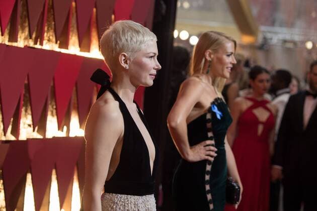 Feb 26, 2017 - Hollywood, California, U.S. - MICHELLE WILLIAMS, Oscar nominee, and BUSY PHILIPPS arrives on the red carpet of The 89th Oscars at the Dolby Theatre in Hollywood, CA on Sunday, February 26, 2017. Hollywood U.S. - ZUMAz03_ 20170226_sho_z03_851 Copyright: xMattxPetitx