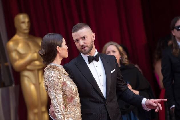 Feb 26, 2017 - Hollywood, California, U.S. - Oscar Nominee, JUSTIN TIMBERLAKE, arrives with JESSICA BIEL on the red carpet at The 89th Oscars at the Dolby Theatre in Hollywood, CA on Sunday, February 26, 2017. Hollywood U.S. - ZUMAz03_ 20170226_sho_z03_841 Copyright: xJohnxSalangsangx