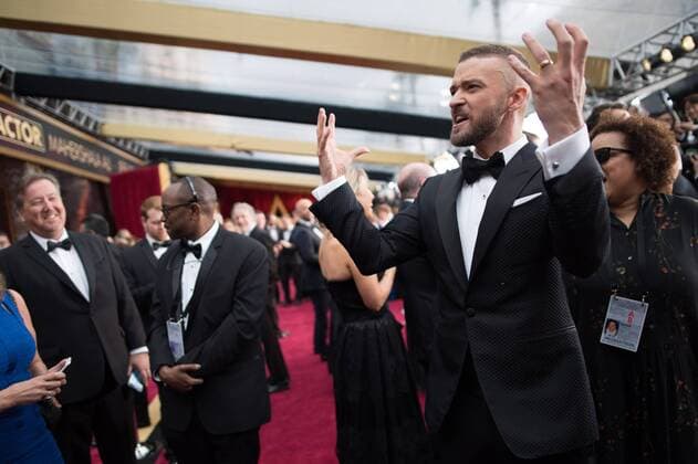 Feb 26, 2017 - Hollywood, California, U.S. - Oscar-nominee JUSTIN TIMBERLAKE arrives at The 89th Oscars at the Dolby Theatre in Hollywood, CA on Sunday, February 26, 2017. Hollywood U.S. - ZUMAz03_ 20170226_sho_z03_806 Copyright: xToddxWawrychukx