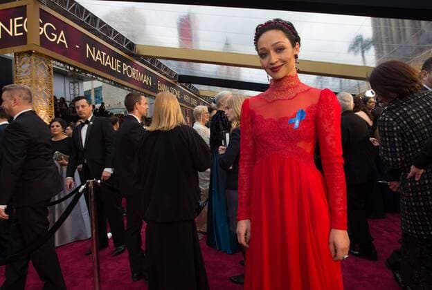 Feb 26, 2017 - Hollywood, California, U.S. - Oscar Nominee, RUTH NEGGA, arrives on the red carpet of The 89th Oscars at the Dolby Theatre in Hollywood, CA on Sunday, February 26, 2017. Hollywood U.S. - ZUMAz03_ 20170226_sho_z03_801 Copyright: xMattxPetitx