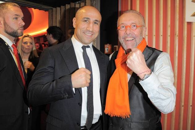 Arthur Abraham, Leonhard R. Mueller Ankunft zur Premiere URBAN RECORDS im Kino Zoo Palast in Berlin, am 27.02.2017