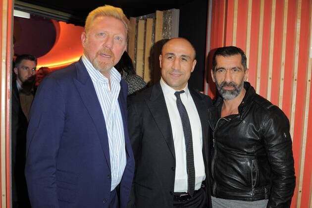 Boris Becker, Arthur Abraham, Erdal Yildiz Ankunft zur Premiere URBAN RECORDS im Kino Zoo Palast in Berlin, am 27.02.2017