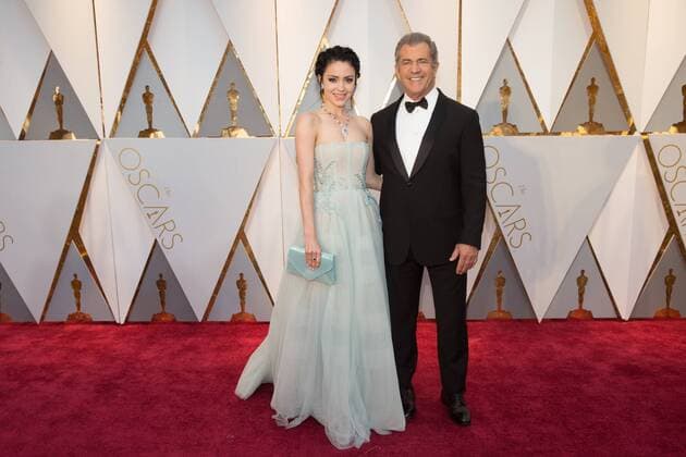 Feb 26, 2017 - Hollywood, California, U.S. - MEL GIBSON and wife , Oscar nominee, arrive on the red carpet of The 89th Oscars at the Dolby Theatre in Hollywood, CA on Sunday, February 26, 2017. Hollywood U.S. - ZUMAz03_ 20170226_sho_z03_822 Copyright: xJohnxSalangsangx