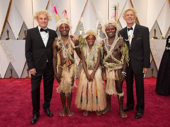 Feb 26, 2017 - Hollywood, California, U.S. - Martin Butler and Bentley Dean, Oscar nominees, and guests arrives on the red carpet of The 89th Oscars at the Dolby Theatre in Hollywood, CA on Sunday, February 26, 2017. Hollywood U.S. - ZUMAz03_ 20170226_sho_z03_791 Copyright: xJohnxSalangsangx