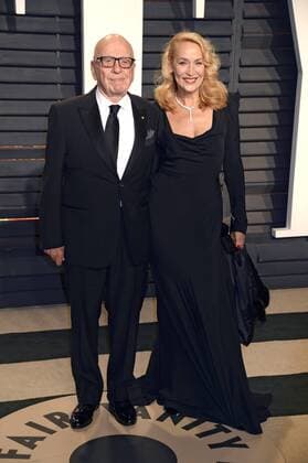 Rupert Murdoch and Jerry Hall attend the 2017 Vanity Fair Oscar Party hosted by Graydon Carter at Wallis Annenberg Center for the Performing Arts on February 26, 2017 in Beverly Hills, California. Foto:xD.xVanxTinex xFuturexImage