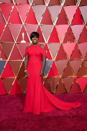 Feb 26, 2017 - Hollywood, California, U.S - VIOLA DAVIS, Oscar nominee, arrives on the red carpet of The 89th Oscars at the Dolby Theatre in Hollywood, CA on Sunday, February 26, 2017. Hollywood U.S - ZUMAz03_ 20170226_sho_z03_512 Copyright: xMichaelxYadax