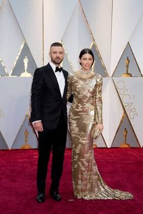 Feb 26, 2017 - Hollywood, California, U.S - Oscar-nominee JUSTIN TIMBERLAKE and JESSICA BIEL arrive at The 89th Oscars at the Dolby Theatre in Hollywood, CA on Sunday, February 26, 2017. Hollywood U.S - ZUMAz03_ 20170226_sho_z03_466 Copyright: xMikexBakerx