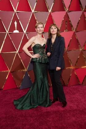 Feb 26, 2017 - Hollywood, California, U.S - Sandra Hüller and Maren Ade, Oscar nominee, arrive on the red carpet of The 89th Oscars at the Dolby Theatre in Hollywood, CA on Sunday, February 26, 2017. Hollywood U.S - ZUMAz03_ 20170226_sho_z03_304 Copyright: xAMPASx