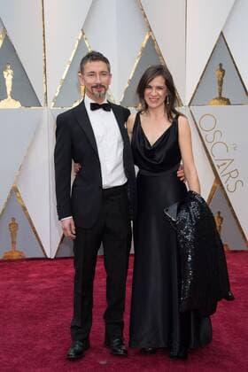 Feb 26, 2017 - Hollywood, California, U.S - Oscar-nominee Stuart Wilson and guest arrive at The 89th Oscars at the Dolby Theatre in Hollywood, CA on Sunday, February 26, 2017. Hollywood U.S - ZUMAz03_ 20170226_sho_z03_302 Copyright: xAMPASx