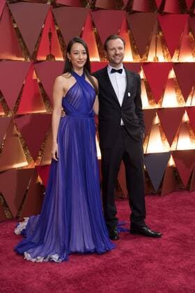 Feb 26, 2017 - Hollywood, California, U.S - Oscar-nominees Joanne Natasegara and Orlando von Einsiedel arrive at The 89th Oscars at the Dolby Theatre in Hollywood, CA on Sunday, February 26, 2017. Hollywood U.S - ZUMAz03_ 20170226_sho_z03_268 Copyright: xAMPASx