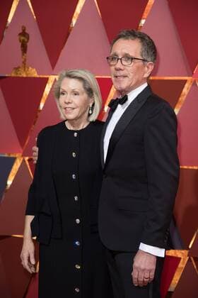 Feb 26, 2017 - Hollywood, California, U.S - David Wasco, Oscar nominee, and Sandy Reynolds-Wasco, Oscar nominee, arrive on the red carpet of The 89th Oscars at the Dolby Theatre in Hollywood, CA on Sunday, February 26, 2017. Hollywood U.S - ZUMAz03_ 20170226_sho_z03_205 Copyright: xAMPASx