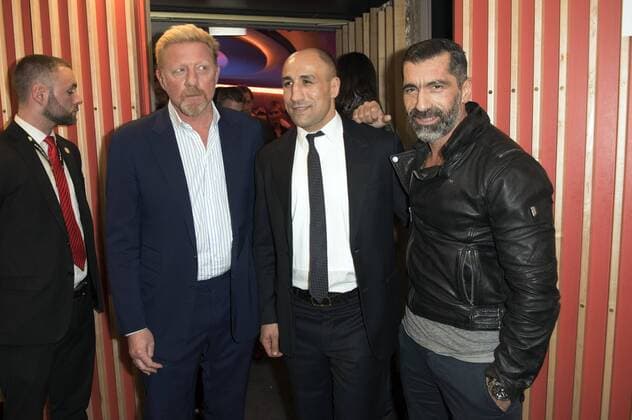 Boris Becker, Arthur Abraham und Erdal Yildiz bei der Weltpremiere des Imagefilms Urban Records zur Leichtathletik-EM Berlin 2018 im Zoo Palast. Berlin, 27.02.2017 Foto:xF.xKernx xFuturexImage